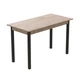 Стол кухонный Ferrum-decor Марио 75x120x60 Черный ДСП Сан-Марино 16мм (FRD-105661) - изображение 1