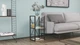 Етажерка 3/34 Ferrum-decor Серії Конект 73x34x28 чорний ДСП Дуб Сан-Марино 16мм (FRD-104290) - зображення 3