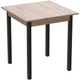Стіл кухонний Ferrum-decor Агата 75x70x70 Чорний ДСП Сан-Марино 16мм (FRD-105668) - зображення 1