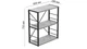 Этажерка 3/60 Ferrum-decor Серии Конект 75x60x28 черный ДСП Бетон 16мм (FRD-104256) - изображение 7