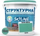 Краска цветная структурная SkyLine 3040-B80G 16 кг Чирок (4821044022065) - изображение 2