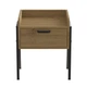Тумба модульна Ferrum-decor Бетті 540x450x320 метал Чорний ДСП Дуб Дуб Артизан 16 мм (FRD-105507) - зображення 1