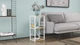 Этажерка 3/34 Ferrum-decor Серии Конект 73x34x28 белый ДСП Дуб Артизан 16мм (FRD-104297) - изображение 2