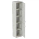 Пенал Анжело Ferrum-decor на 5 полиць із 2 дверима 1900x400x380 ДСП Бетон 16 мм (FRD-104922) - зображення 1