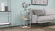 Етажерка 3/34 Ferrum-decor Серії Конект 73x34x28 сірий ДСП Дуб Сан-Марино 16мм (FRD-104302) - зображення 2