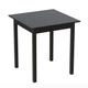 Стіл кухонний Ferrum-decor Агата 75x70x70 Чорний ДСП Сосна Кембра 16мм (FRD-105674) - зображення 1