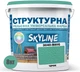 Краска цветная структурная SkyLine 3040-B80G 8 кг Чирок (4821044022058) - изображение 2