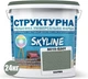 Краска цветная структурная SkyLine 5010-G30Y 24 кг Хаума (4821044022195) - изображение 2