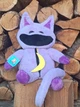 Мягкая игрушка Star toys "Кот Дремот Кэтнап (Catnap)" фиолетовый 50 см 9799-9877 - изображение 4
