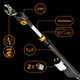 Аккумуляторный сучкорез до 32 мм Fiskars eLopper Bypass 130-170 см, БЕЗ АКБ (1082299) - изображение 6
