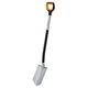 Лопата штикова загострена Fiskars Xact™ 120 см із школою (1066729) - зображення 2