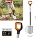 Лопата штикова загострена Fiskars Xact™ 120 см із школою (1066729) - зображення 4