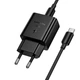 Адаптер мережевий HOCO C to C Cable Star single port PD charger set N76 |25W/3A, PD/QC, GaN| - зображення 7