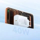 Адаптер сетевой HOCO C to C cable Source single port PD charger set C162A |1Type-C, 40W/3A, PD/QC| - изображение 4