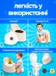 Наклейки в горщик для привчання до горщика туалету дитячі термонаклейки наліпки заохочення нагорода навчання багаторазові навчальні стікери малюнок кртинки що проявляється НАКЛ5 - зображення 2