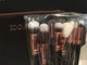 Набор кистей для визажа Zoeva Rose Golden Luxury Set 8 шт и кожаный клатч розовое золото - изображение 2
