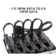Переходник sata to 5 x sata, разветвитель питания SATA - изображение 5