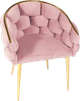 Крісло велюрове Hedo Balloon Рожеве 100084 (5907184130590) - зображення 2