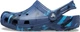 Дитячі кроксі класик сині для хлопчика Crocs Kids Classic Marbled Clog Navy/Multi (36-37, синій) - зображення 7