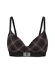Женский комплект белья со стразами Victoria's Secret лиф и трусики брифы 1161527812 (Черный 32C/XS) - изображение 4