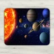 Коврик для мыши космос игровой и офисный 22х18 нескользящая резиновая основа, точная поверхность для оптической и лазерной мышки, износостойкая, для работы, игр и учебы (43400) - изображение 1