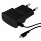 Сетевое зарядное устройство 1А Micro USB 5V черный пластик Power 7 Star - изображение 3