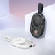 Бездротовий зарядний пристрій Hoco CW60 2.5W 50x34x9мм USB Type-C білий для Apple Watch - зображення 5