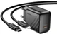 Мережевий зарядний пристрій Hoco CS24A 25Вт Type-C 1USB-C 100-240В чорний для швидкого заряджання гаджетів - зображення 5