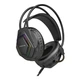 Игровые наушники Borofone BO105 Thunder 50мм USB AUX черные с RGB подсветкой для компьютера - изображение 7