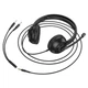Игровые наушники Hoco W112 Pure черный 40мм диаметр микрофон 3.5mm AUX полноразмерные из ABS пластика - зображення 6