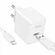 Мережевий зарядний пристрій Hoco CS11A 1USB 2.1A 10.5W USB to Lightning Білий для смартфонів та планшетів - зображення 1