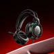 Игровые наушники Borofone BO112 Wave 50мм динамики 2м кабель USB AUX черный - изображение 8