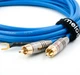Аудиокабель Melodika Sky Blue Phono Cable 2xRCA - 2x RCA with ground wire 1m (SBPH10) - изображение 3