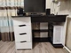 Геймерский компьютерный стол ХGamer PURE White-Black - изображение 1
