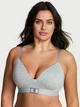 Бюстгальтер Victoria’s Secret Shine Patch T-Shirt Wireless Bra grey розмір 32B - зображення 1