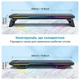 Подставка для монитора Onvyx RGB с беспроводной зарядкой Qi и USB-хабом 3×USB, эргономичная подставка для ПК и ноутбука Черная - изображение 3