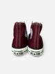 Женские кеды высокие с вышивкой Converse бордовые 36 - изображение 2