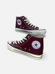 Жіночі кеди високі з вишивкою Converse бордові 40 - зображення 4