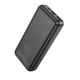Повербанк 20000 mAh HOCO J123A Element power bank (2USB/Type-C, 10W). Black - зображення 3