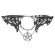 Шкіряний чокер Gothic Wings Pentagram (csl-017) One Size - зображення 1