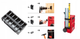 Набір тримачів 2шт. для інструментів Qbrick System Custom Long Items Holder (5901238261346) 70 х 85 х 275 мм, пластик - зображення 4