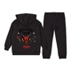 Спортивний костюм на флісі Garnamama Oversize sport zip штаны + наклейка 170 Черный (1086476.1452612) - изображение 1