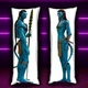 Подушка Дакимакура 150х50 см Аватар Джейк Салли и Нейтири На'ви Jake Sully Avatar Neytiri Подушка с наволочкой двусторонняя (0166481) - изображение 1