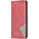 Чехол-книжка с карманами UniCase Geometric Pattern для Xiaomi Redmi Note 15 Pro 5G - Red - изображение 2