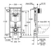Інсталяція + клавіша GROHE RAPID SL 38772001 - зображення 2