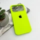 Защитный чехол-накладка Silicone Full Case AA Open Cam для Apple iPhone 17 Pro Shiny Green (FullOpeAAi17P-24) - изображение 4