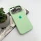 Чохол для смартфона Silicone Full Case AA Open Cam for Apple iPhone 17 Pro 1,Mint (FullOpeAAi17P-1) - изображение 4
