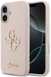 Etui Guess Silicone Big 4G Script do Apple iPhone 17 Pink (GUHCP17SSC4GSMP) - obraz 1