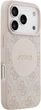 Etui Guess 4G Circle Classic Logo MagSafe do Apple iPhone 17 Pro Pink (GUHMP17LP4PGRSGP) - obraz 4