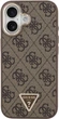 Чохол Guess 4G Triangle Logo MagSafe для Apple iPhone 17 Brown/Gold (GUHMP17SP4GTDGMW) - зображення 3